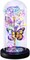 Gifts for Women Galaxy Butterfly Rose in Glass Dome, Light Up Forever Roses Birthday Gifts for Mom Grandma Wife, Eternal Rose Gifts for Mother's Day Valentines Anniversary Thanksgiving Gifts
